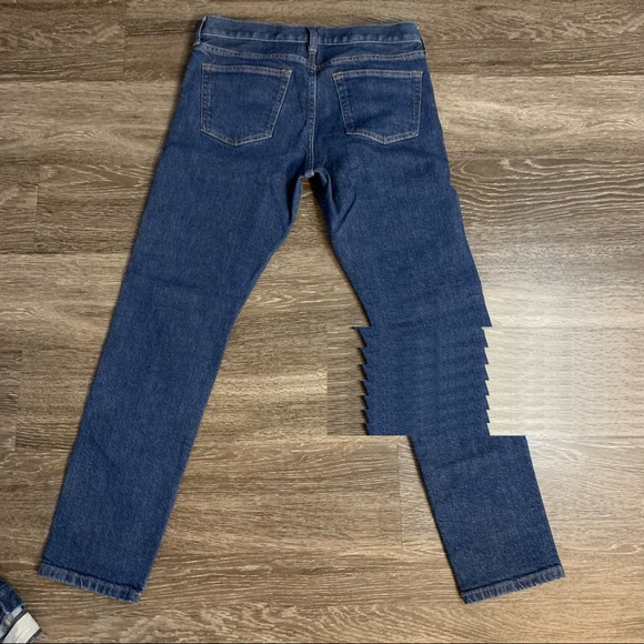 Two Pairs Everlane Selvedge Denim Slim Fit Jeans 30Wx29L - Picture 9 of 11